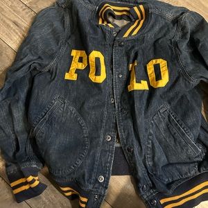 Polo varsity jacket denim
